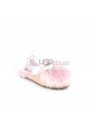 Меховые домашние тапочки UGG Shaine Fluff - Pink Розовые. Дисконт магазин UGG Australia