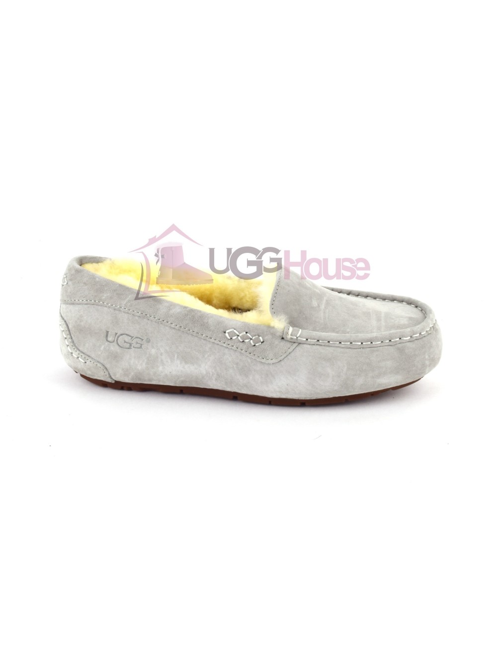 Grey ugg sale moccasins womens