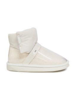 Непромокаемые UGG Clear Quilty Boots - White Белые угги