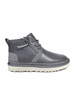 UGG Men's Neumel Zip Leather Grey