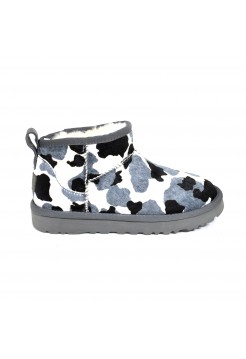 Женские UGG Ultra Mini Cow Print  Grey