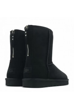 Угги Мужские UGG ZIP с молнией - Чёрные