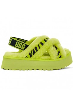 UGG Disco Cross Slide Animalia - Key Lime