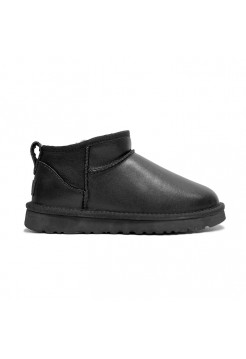 Мужские UGG Classic Ultra Mini Leather - Black