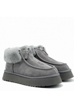 UGG Funkette Platform Boots - Grey