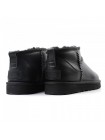 UGG Classic Ultra Mini LTHR Regen - Black