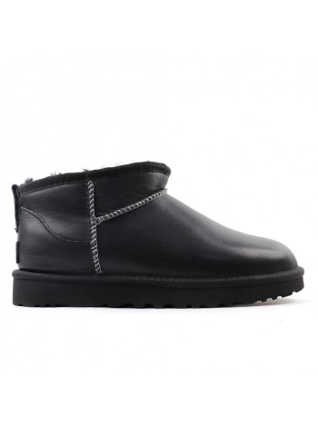 UGG Classic Ultra Mini LTHR Regen - Black