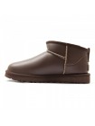 UGG Classic Ultra Mini LTHR Regen - Ironwood