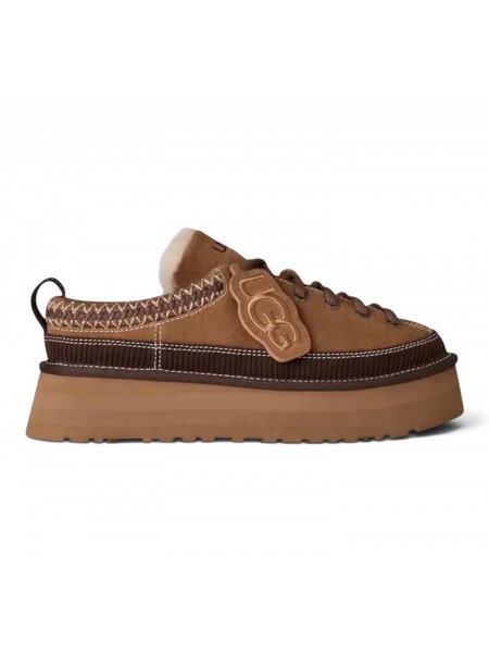 UGG Heritage Lace Up Slipper Chestnut