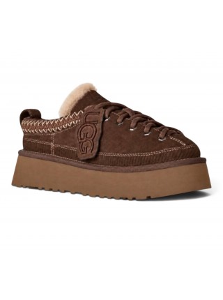 UGG Heritage Lace Up Slipper Burnt Cedar