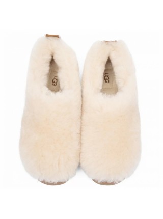 Ugg Hailey Fluff Slippers Natural