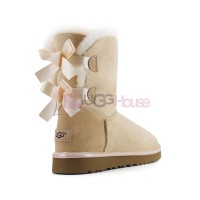 UGG Bailey Bow II Metallic Driftwood