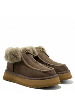 Ugg Funkette Platform Boots Cappuccino