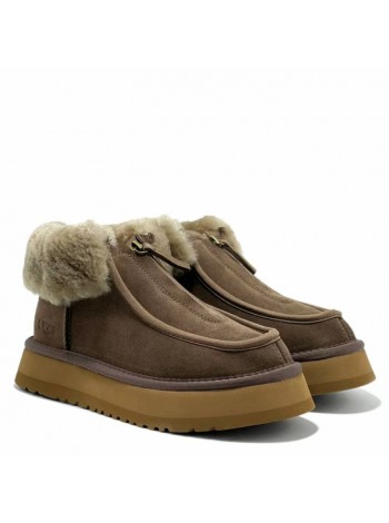 Ugg Funkette Platform Boots Cappuccino