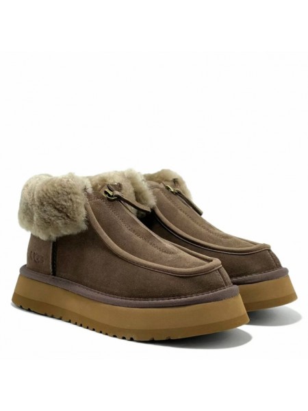 Ugg Funkette Platform Boots Cappuccino