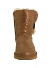 UGG Australia Bailey Button Fancy Jacket Chestnut Угги короткие рыжие с одной пуговицей фэнси