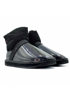 Ugg Clear Kids Quilty Boot Black
