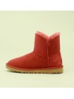 UGG Australia Bailey Mini Dark Red Угги мини с пуговицей темно-красные