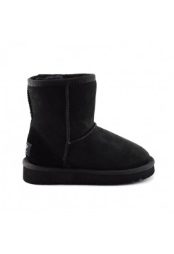 UGG Australia Classic Short Kids Black Угги детские классические черные