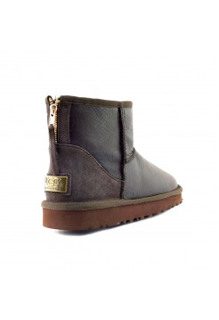 UGG Mens Zip Mini Metallic Chocolate