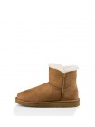 UGG Australia Bailey Button Mini II - Chestnut Угги мини с пуговицей и с водоотталкивающей пропиткой Рыжие