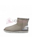 UGG Classic Mini Serape Grey Угги серые мини "Мексиканская шаль"