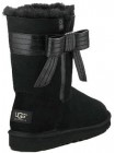 UGG Australia Josette Black угги с бантом черные