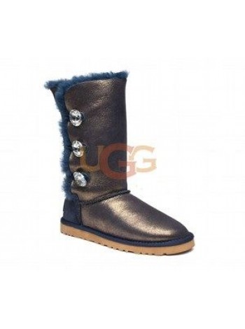 UGG Bailey Button Triplet Glitter Navy