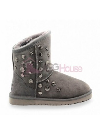 UGG Australia Jimmy Choo Starlit Grey Угги Джимми Чу со звездочками Серые