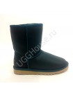 UGG Australia Classic Short Metallic Green Зелевые обливные угги австралия