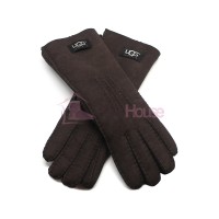 Женские удлиненные перчатки UGG Chocolate - 1027