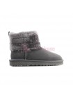 UGG Mini Fluff Quilted Boot - Grey
