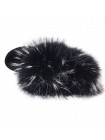 UGG Australia Fur Fox Skin Black Угги мини черные с черным мехом лисы