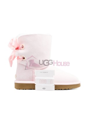 Угги UGG Bailey Bow Customizable - Seashell Pink