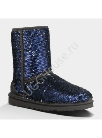 UGG Australia Classic Short Sparkles Midnight Multi Угги классические с пайетками двухцветные