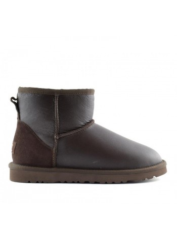 UGG Australia Classic Metallic Mini Chocolate Угги Мини Шоколадные обливные