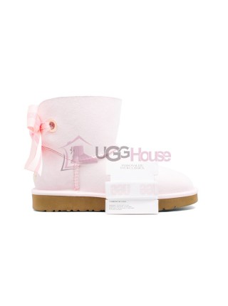 Угги Мини UGG Bailey Bow Customizable - Seashell Pink