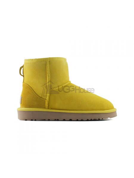 yellow low cut uggs