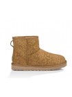 UGG Classic Mini Metallic Conifer Chestnut