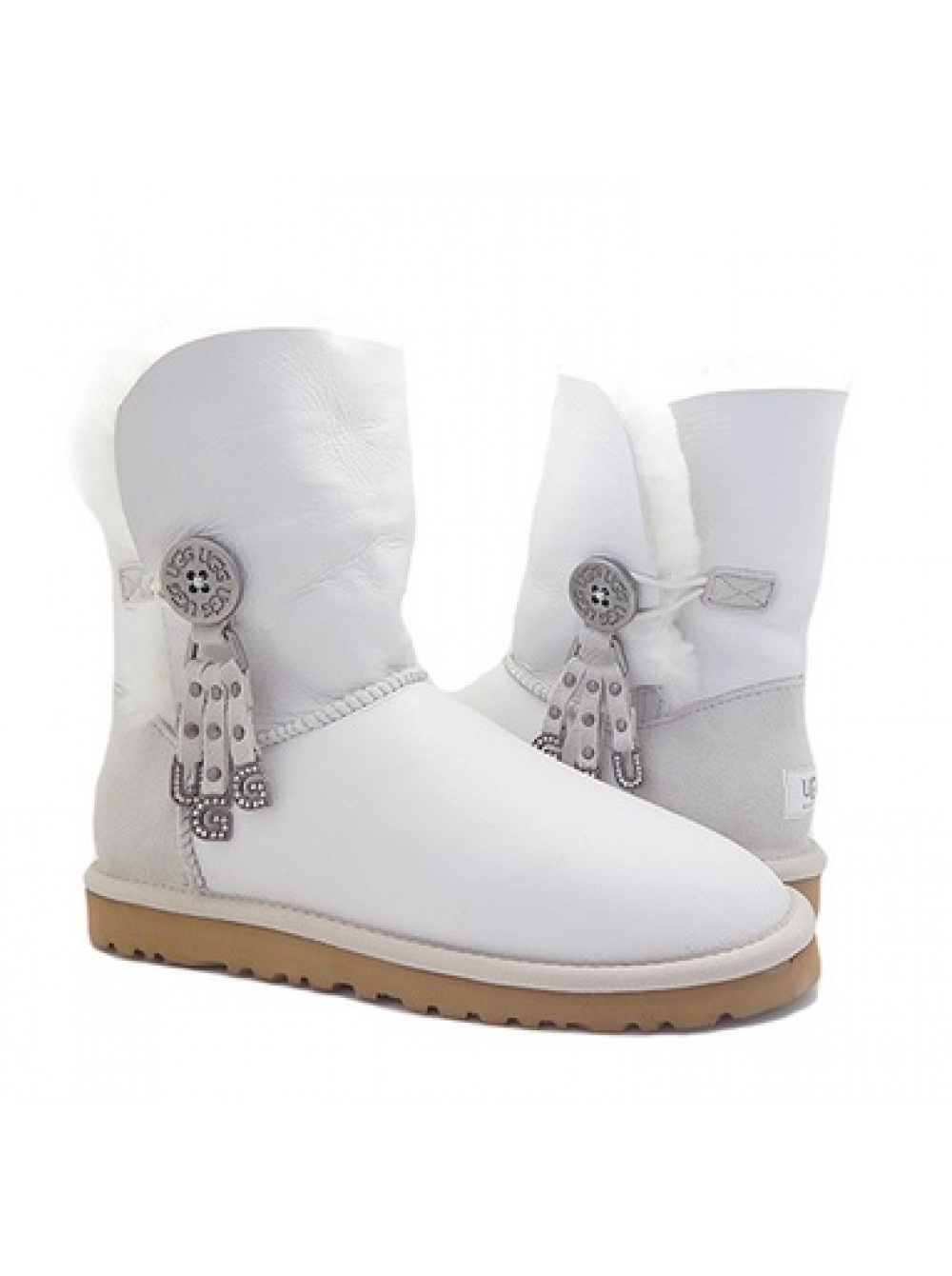 UGG White Spider ботинки женские