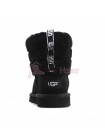 UGG Mini Fluff Quilted Boot - Black