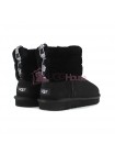UGG Mini Fluff Quilted Boot - Black
