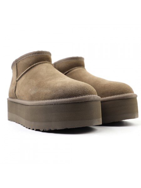 Угги UGG ULTRA MINI PLATFORM - hickory