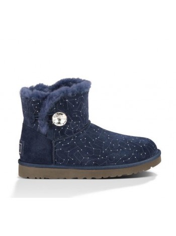UGG Mini Bailey Button Bling Constellation Navy