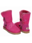 UGG Australia Bailey Button Azalea Pink Розовые угги с пуговицей и с кисточками UGG