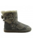 UGG Bailey Bow Snake Grey