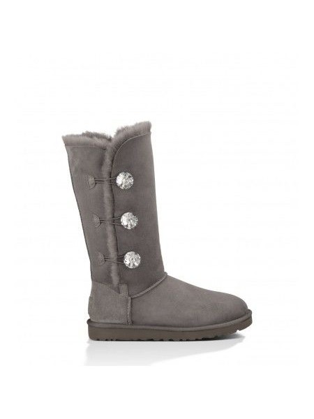 UGG Bailey Button Triplet Bling Grey