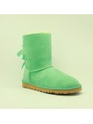 Угги с лентами бирюзовые UGG Bailey Bow Aqua