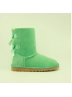 Угги с лентами бирюзовые UGG Bailey Bow Aqua