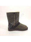 UGG Dylyn Bomber Chocolate Угги бомберы шоколадные с ремешками